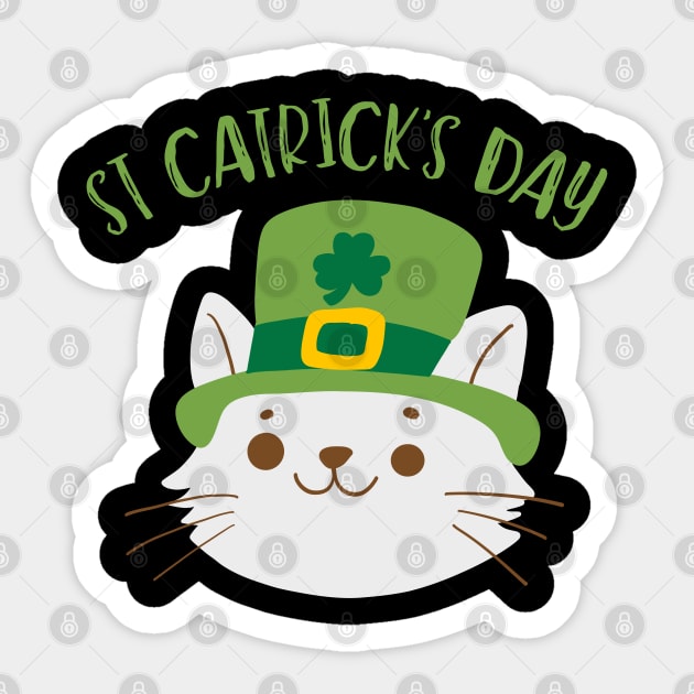 St Catrick's Day Sticker by Creatifly Graphic Tees